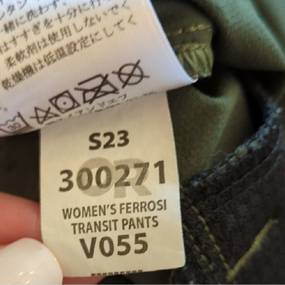 Women's Outdoor Research Ferrosi Transit Dark Green Ankle Pants - Picture 8 of 8